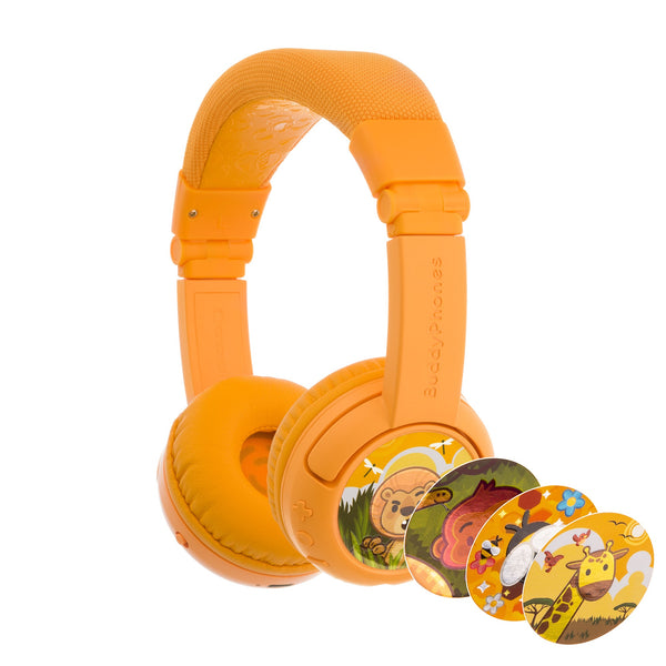 Buddyphones - Play+ Wireless Headphones - Sun Yellow