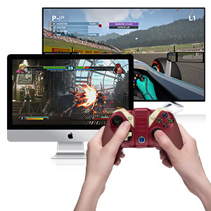 GameSir    - M2 Mfi Bluetooth Game Controller, Gamepad for iPhone, iPad - Red
