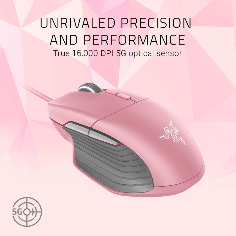 Razer - Basilisk Gaming Mouse - Quartz Pink