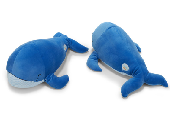 Kids Preferred - Hug Pillow Sleepy Bubbles the Blue Whale 26"