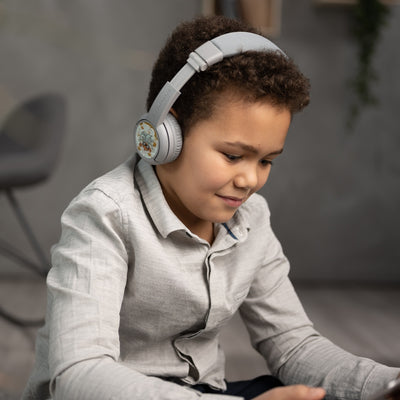 Buddyphones - Play+ Wireless Headphones - Gray Matter