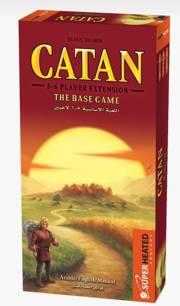Catan Base Game 5-6 Players En/Ar