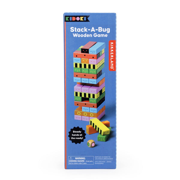 Kikkerland - Stack-A-Bug Wooden Game