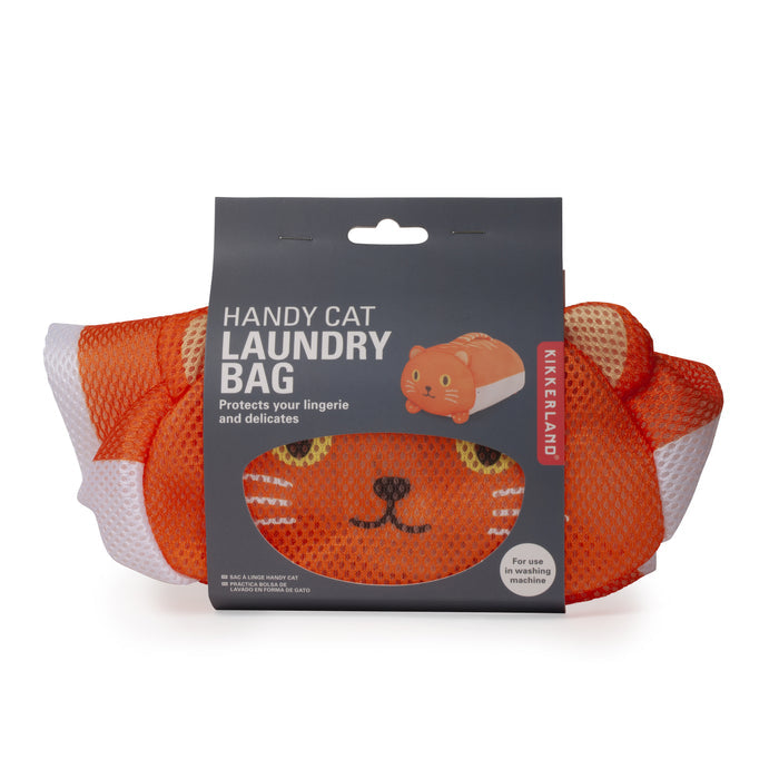 Kikkerland - Handy Cat Laundry Bag Orange
