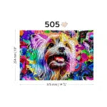 Puzzle W RS: Pop Art Yorkshire terrier L 505