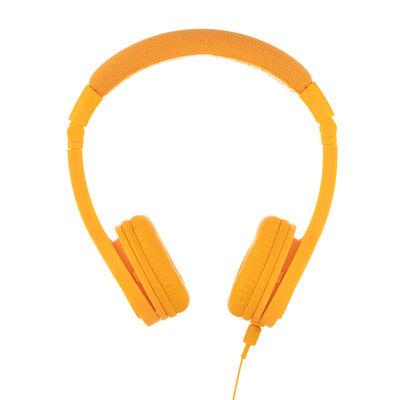 Buddyphones - Explore Plus Foldable Headphones With Mic - Sun Yelllow