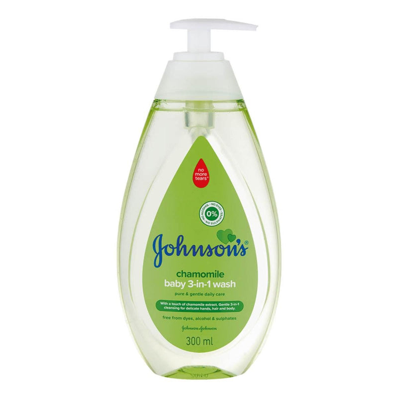 Johnson'S, Wash Chamomile Baby 3-In-1 Wash, 300Ml