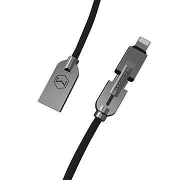 Mcdodo - 2 in 1 Data Cable Lightning+Micro USB 1.2M - Black