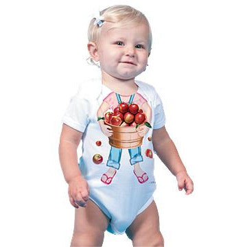 Just Add A Kid - Rompers Apple Girl One Piece 12M (2037387329593)