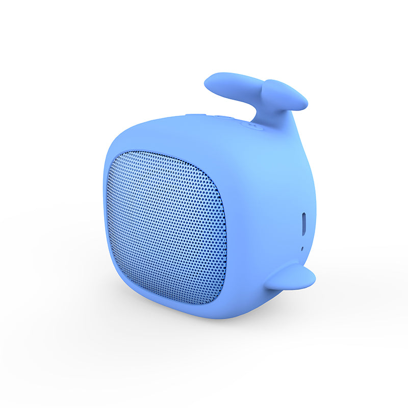 Qushini - Whale Bluetooth Speaker - Blue