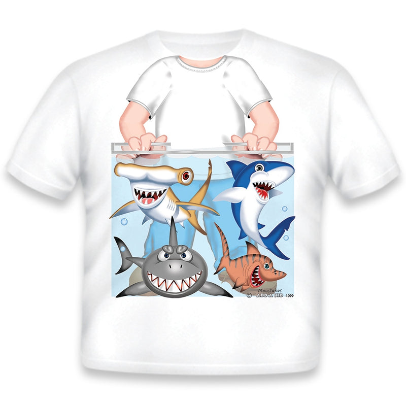 Just Add A Kid - T-Shirt Shark Tank Boy - 3 Years