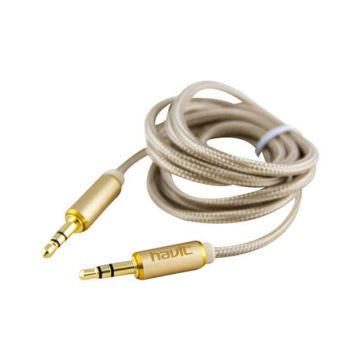 Havit, Audio Cable 3.5Mm Hv-Cb606X, Gold