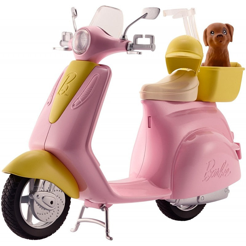 Mattel   - Barbie Scooter - Pink / Yellow
