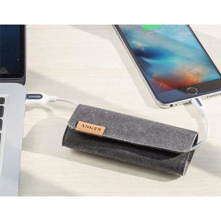 Anker - Powerline+ with Lightning Cable 1m - White