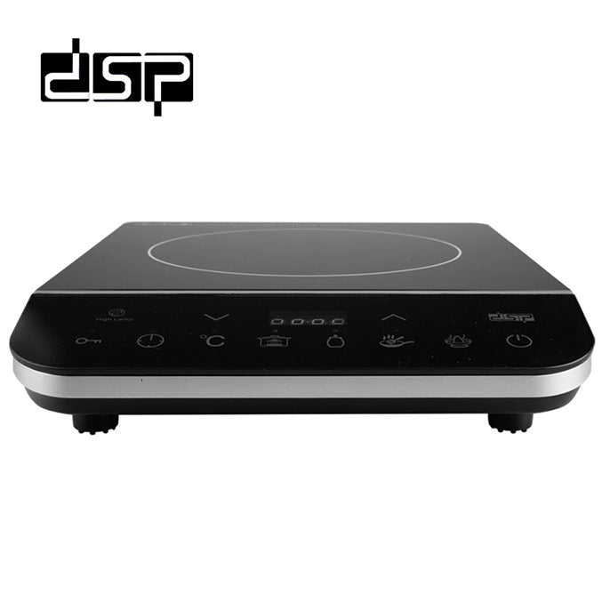 DSP, Portable Induction Cooktop Countertop Single Burner Sensor LED Display, 2000 Watts, Black