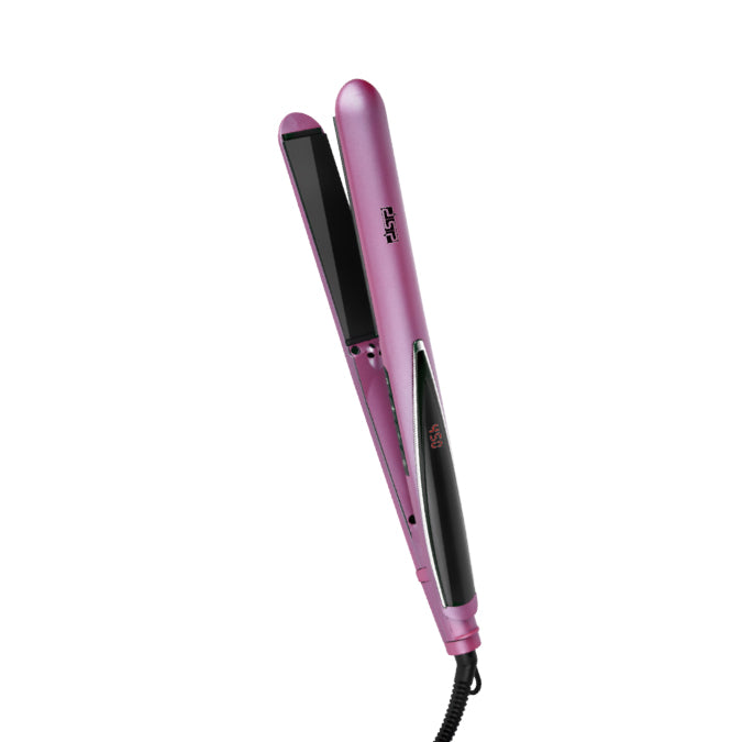 DSP, Professional Mini Hair Straightener Ceramic Splint Hair Twisted Curling Hair Straightener, Pink