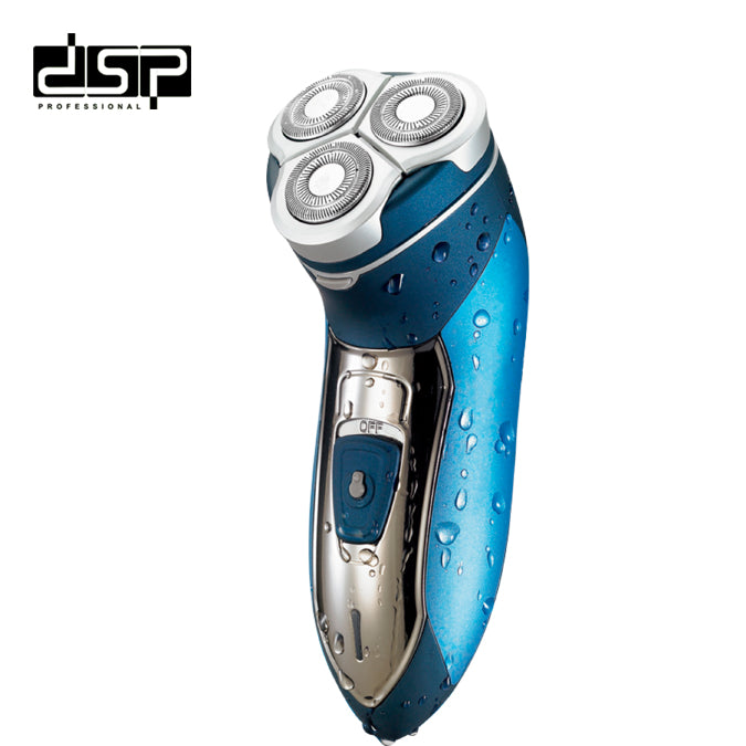 Dsp Electric Men' Rotary Shaver,Washable, Rechargeable, Blue