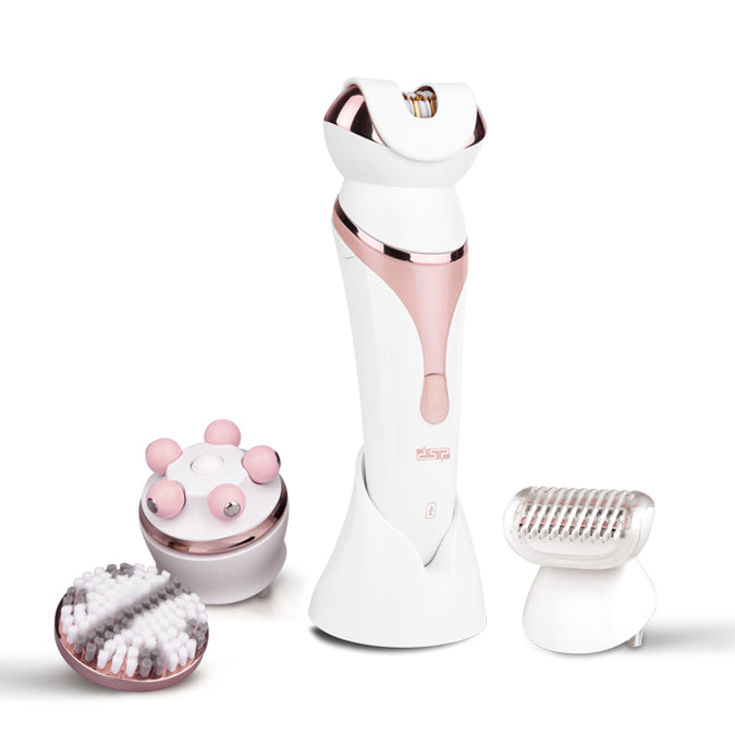 Dsp Professional Hair Removal, 4 In1 Rechargeable, Pink