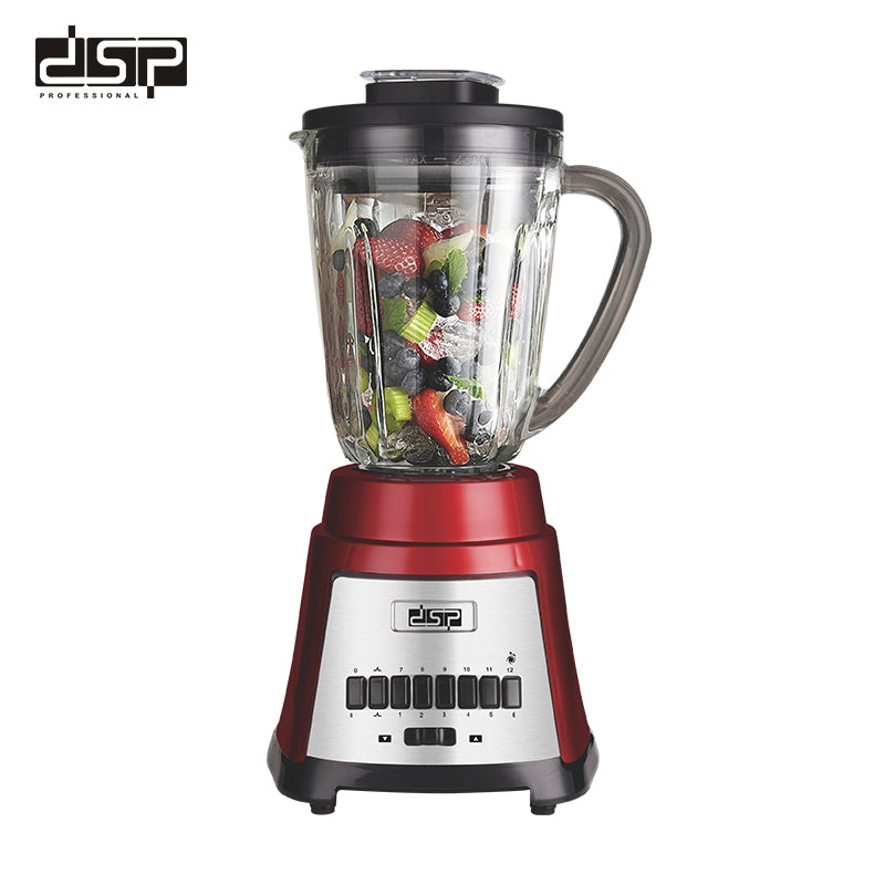 DSP, Heavy Duty Blender 600 W, 7630 Full Copper Motor, Glass Jar