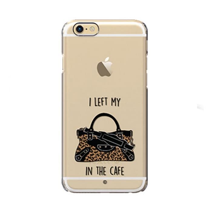 Patchworks - iPhone 6/6S  Hard Case I Left My... In The Cafe - Black