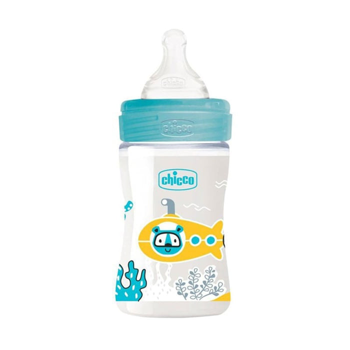 Chicco - 28611.20 Well-Being Plastic Bottle 150 Ml Slow Flow Silicone