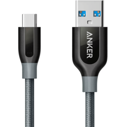 Anker - PowerLine Select+ USB-A to USB-C 3.0 Cable 1m - Grey