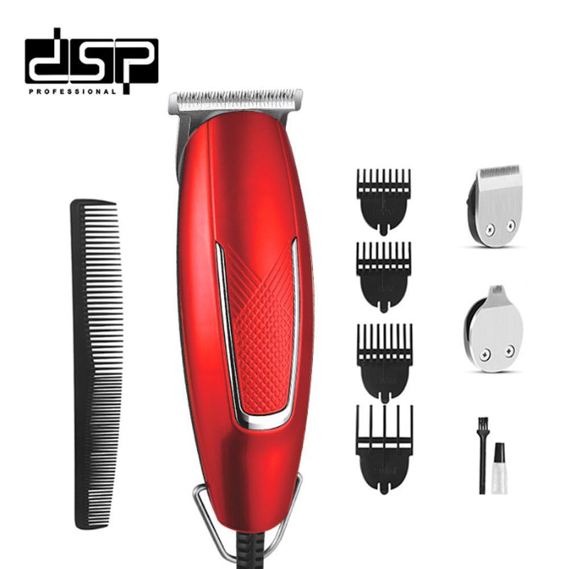 DSP, Professional Hair Clipper Hair Trimmer, Red