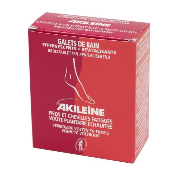 Asepta, Akileine Revitalizing Bath Pebble 6X 20G - For Tired Feet And Ankles