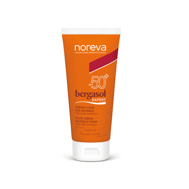 Noreva, Bergasol Expert Fluid Cream Invisible Finish Spf50+, 50Ml