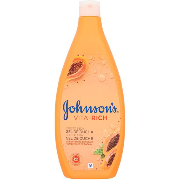 Johnson’S, Vita Rich Efecto Seda Papaya Shower Gel, 750 Ml