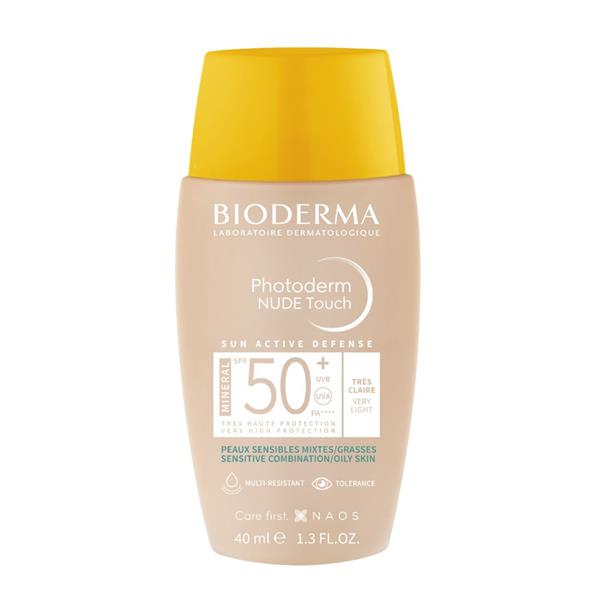 Bioderma, Photoderm Nude Touch Spf50+ Very Light Tint, 40Ml