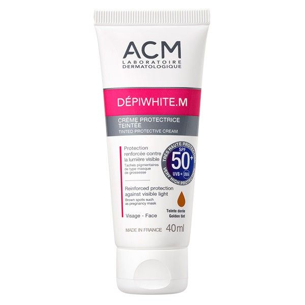 Acm, Dépiwhite Protective Cream Natural Tint Spf50+, 40Ml
