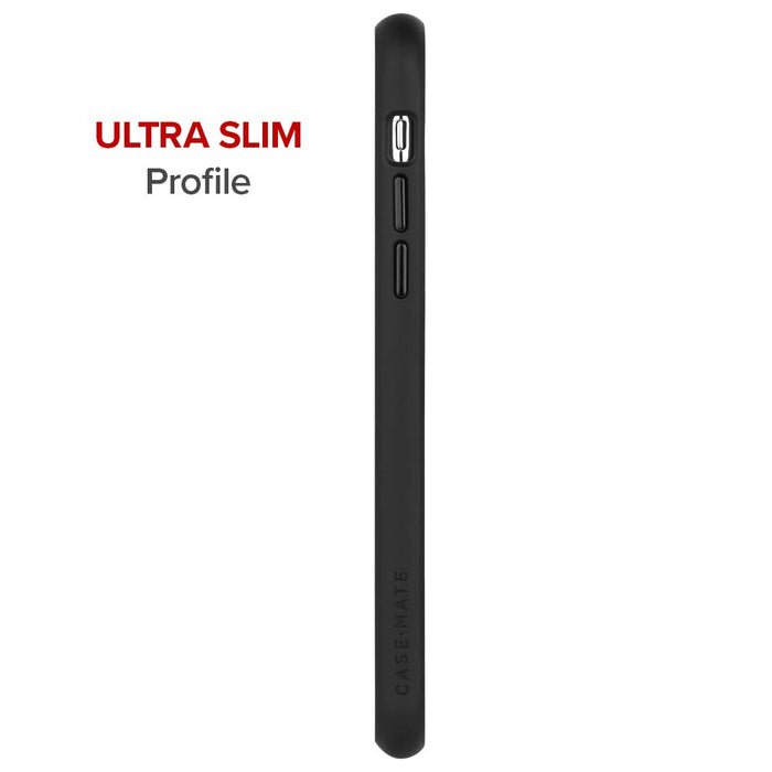Case-Mate - iPhone XS MAX + Glass Screen Protector Bundle - Tough Matte Black
