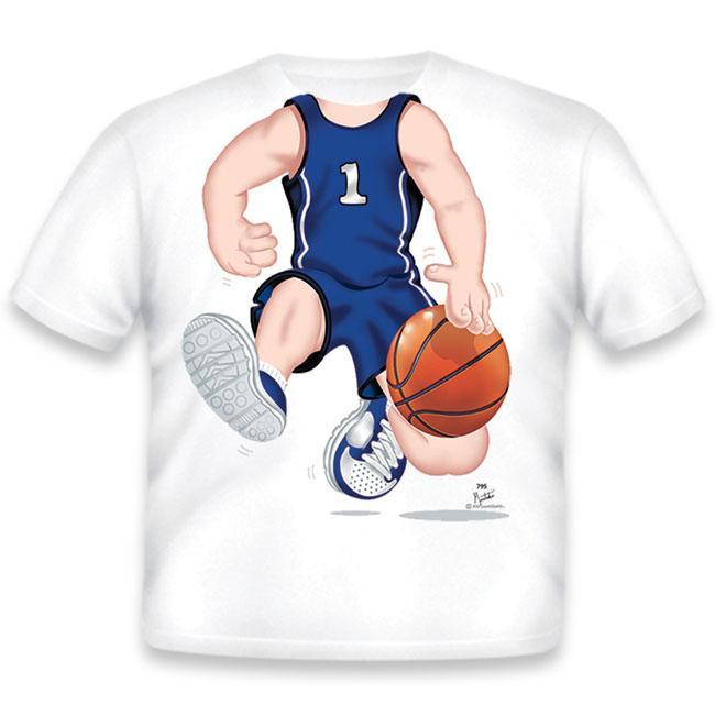 T-Shirt Basketball Dark Blue Youth X Small T-Shirt (2037387165753)