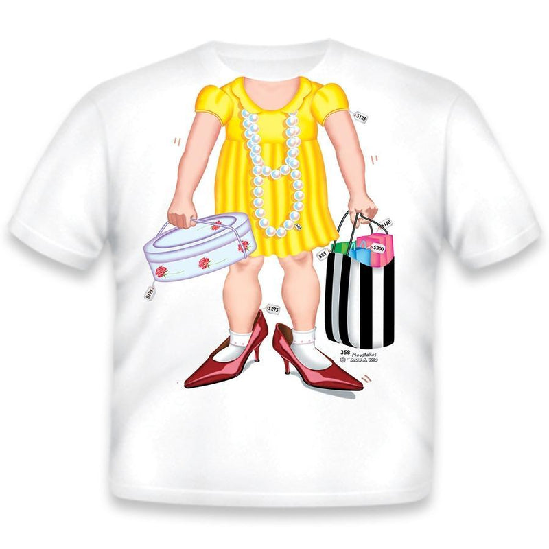 Just Add A Kid  - T-Shirt Shopper - Youth XS (4-5 Years)