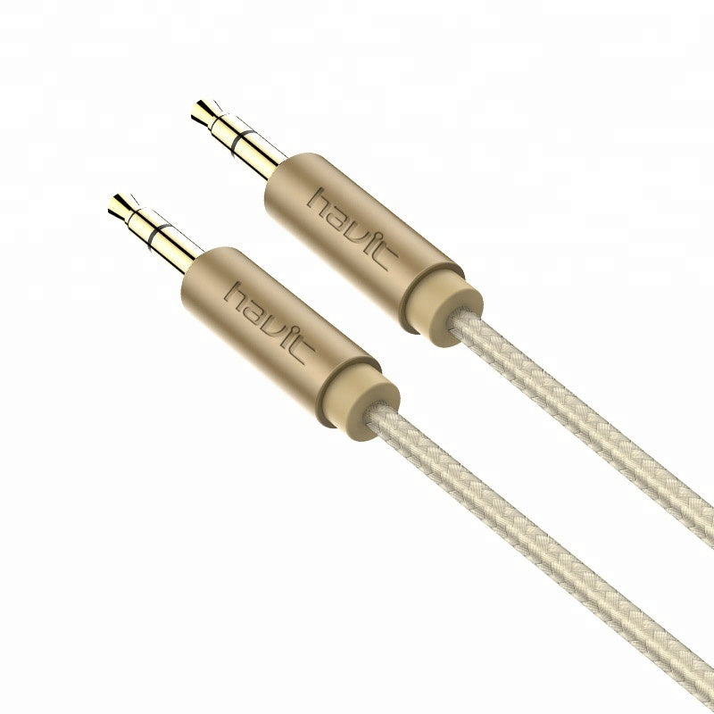 Havit, Audio Cable 3.5Mm Hv-Cb606X, Gold