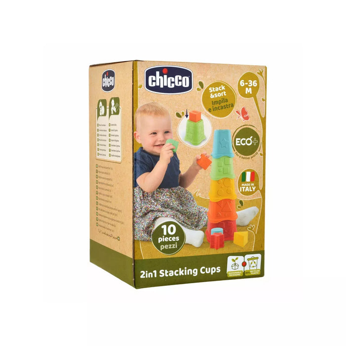Chicco - Toy 2 In 1 Pyramid - Sorter