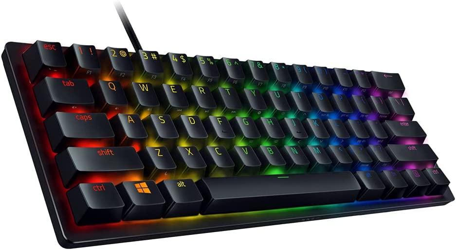 Razer - Huntsman Mini x - Compact Gaming Keyboard - Purple Switch