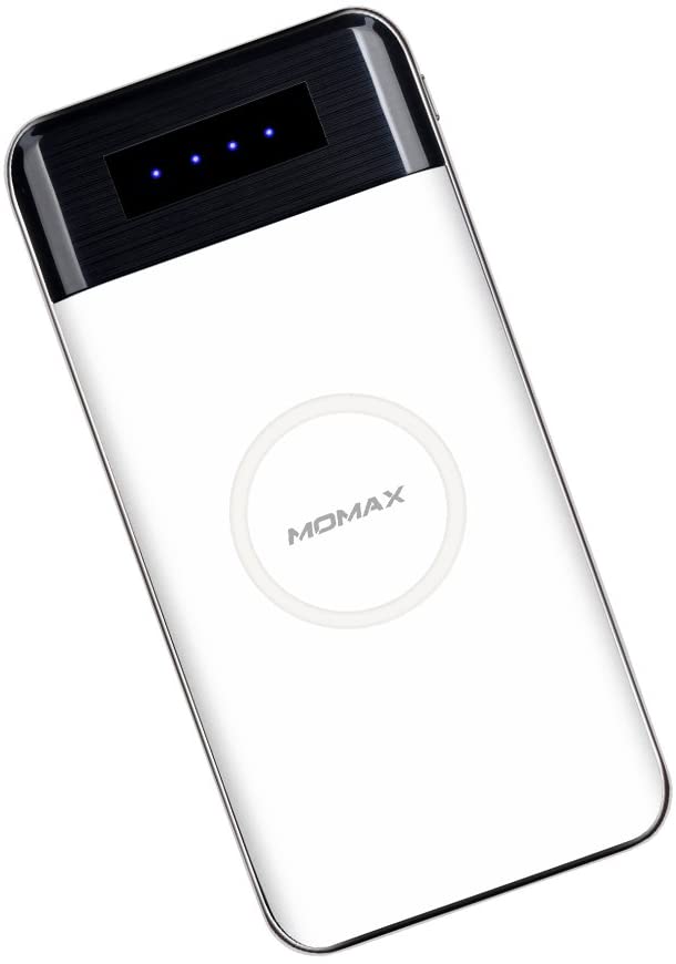 Momax - Ipower Air Wireless External Battery Pack 10000 Mah, Ip80W- White