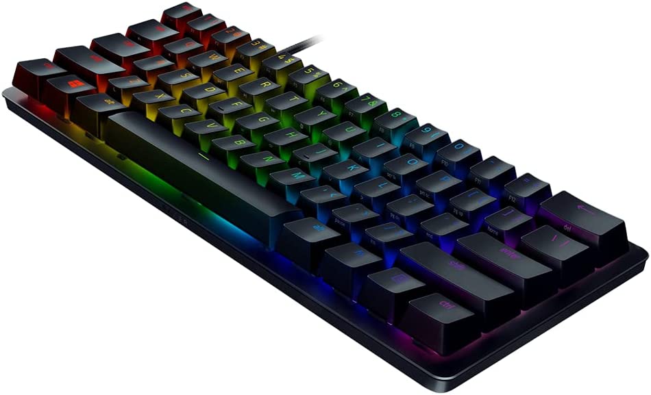 Razer - Huntsman Mini x - Compact Gaming Keyboard - Purple Switch