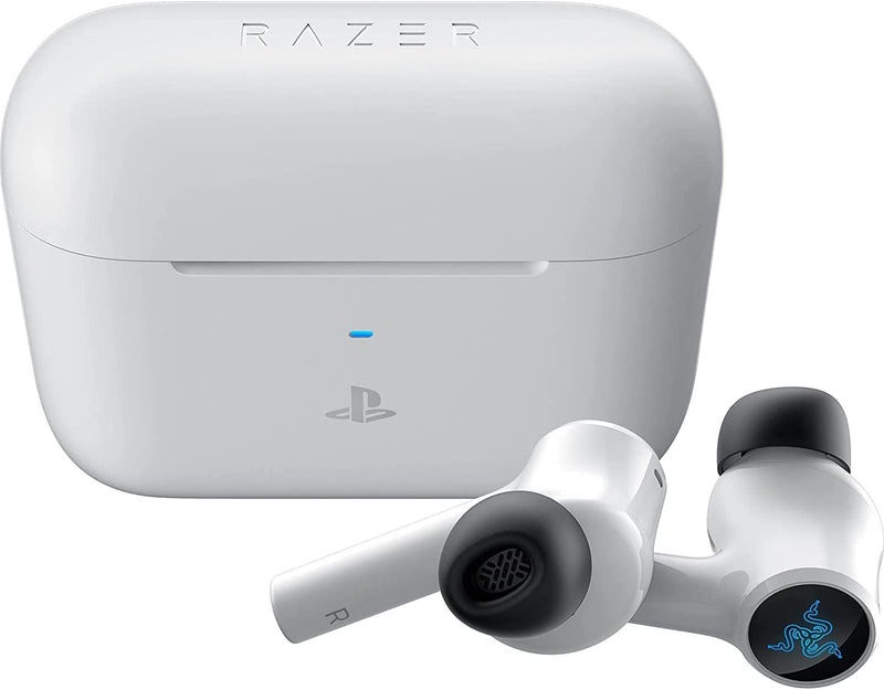 Razer - Hammerhead Hyperspeed For Playstation Wireless, In-Ear, Microphone, Noise Canceling, Wireless - White