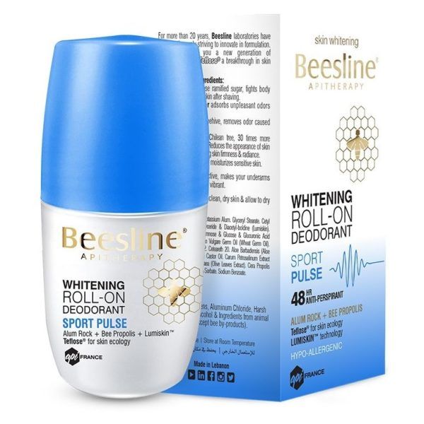 Beesline Whitening Roll-On Deodorant Sport Pulse, 50Ml