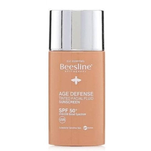 Beesline, Age Defense Tinted Facial Fluid Medium Sunscreen, 40Ml