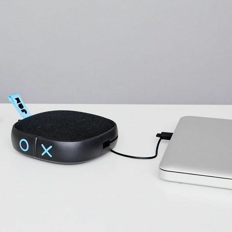 JamAudio - Hang Tight Shower Portable Waterproof Wireless Bluetooth Speaker 12 Hours Playtime - Black