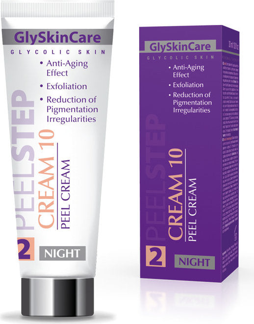 Glyskincare, Night Peeling Cream 10% For Dry And Mature Skin, 30Ml