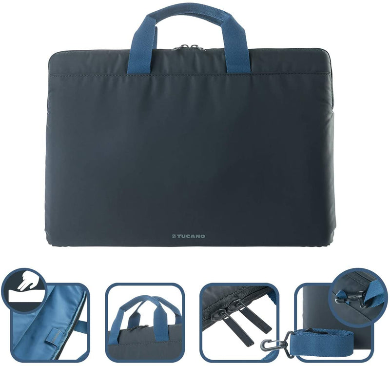 Tucano - Minilux Super Slim Sleeve for Notebooks 13.3'' & Laptop 14" - Dark Grey