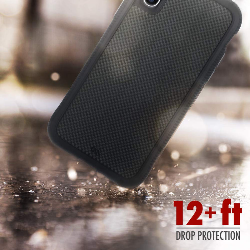 Case-Mate - iPhone XS MAX Protection Collection - Carbon Fiber