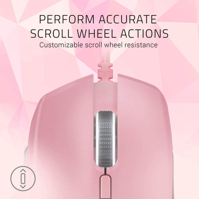 Razer - Basilisk Gaming Mouse - Quartz Pink