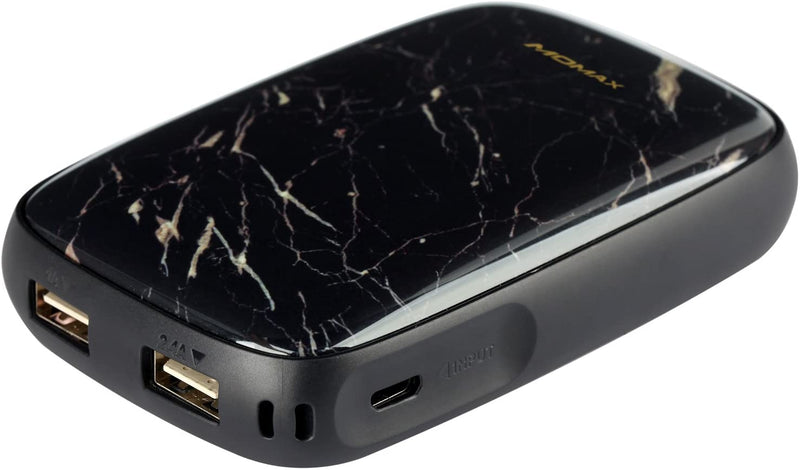 Momax - iPower Art 9000mAh Dual USB External Battery Pack - Obsidian Pattern