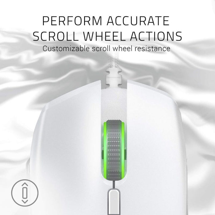 Razer - Basilisk Gaming Mouse - Mercury White